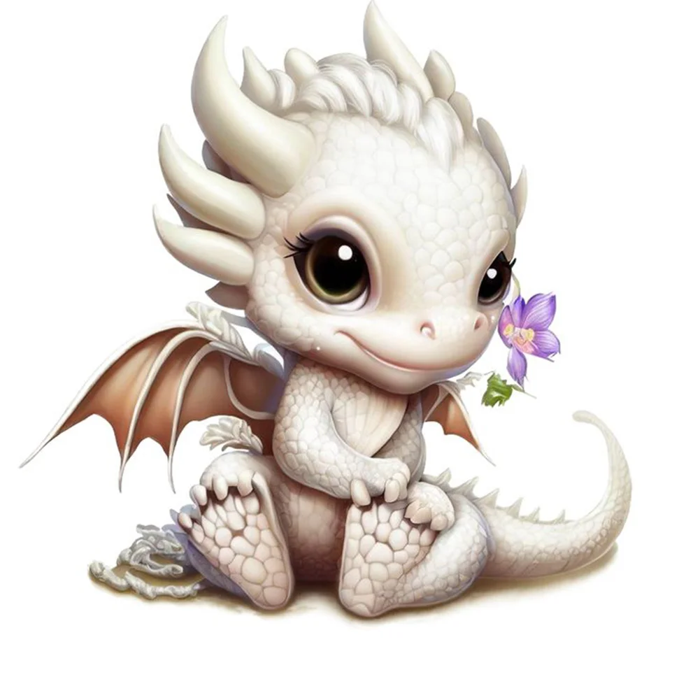 Diamond Painting - Full Round Drill - Dragon(Canvas|30*30cm)