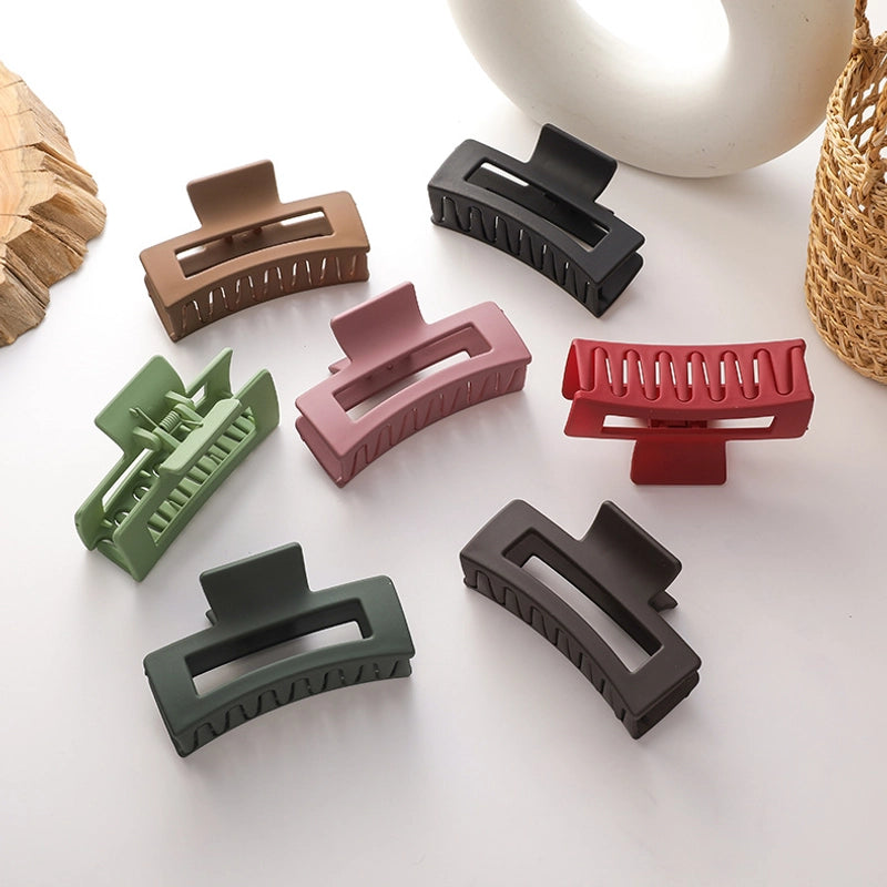 Korea Simple Square Type Back Head Plate Hair Ornaments Bath Shark Clip