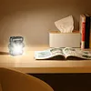 Dual LED Portable Keychain Light 600mAh USB Rechargeable Camping Pocket Lantern
