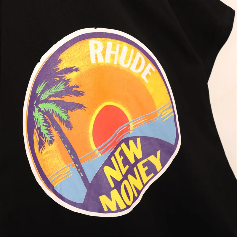 RHUDE 2023 Summer New Short Sleeve T-Shirt
