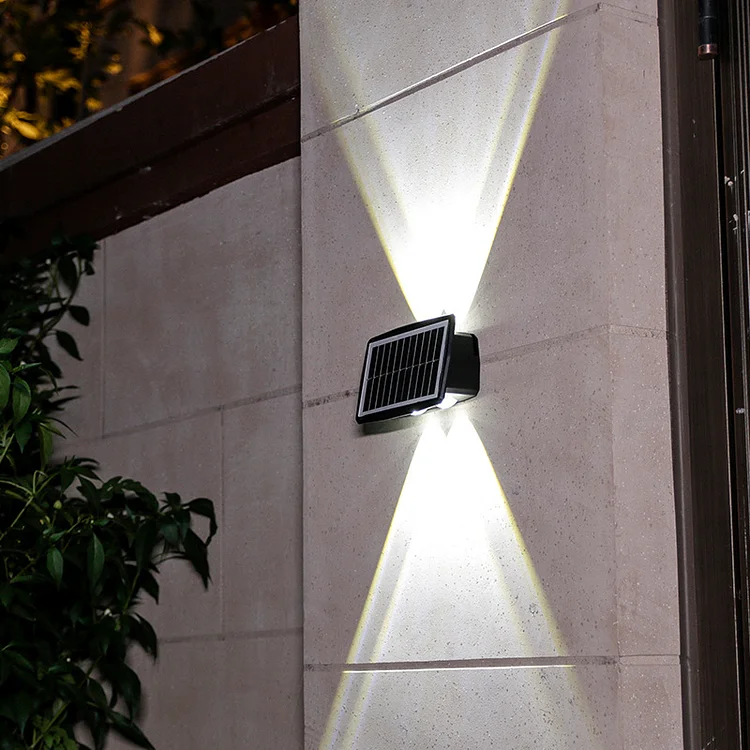Waterproof Solar Heat Resistant Double Head Wall Spotlight for Courtyard - tree - Codlins