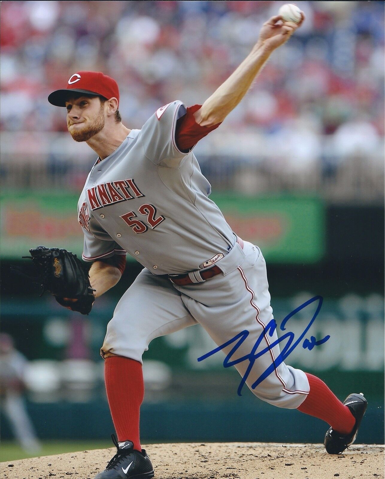 Autographed TONY CINGRANI Cincinnati Reds 8x10 Photo Poster painting - w/COA