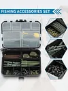 217Pcs Carp Fishing Accessories Set Clip Quick Change Snap Swivel Tail Sleeves