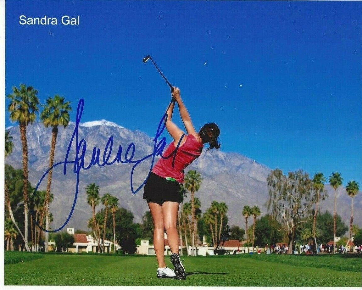 Sandra Gal Autographed 8x10 LPGAC742