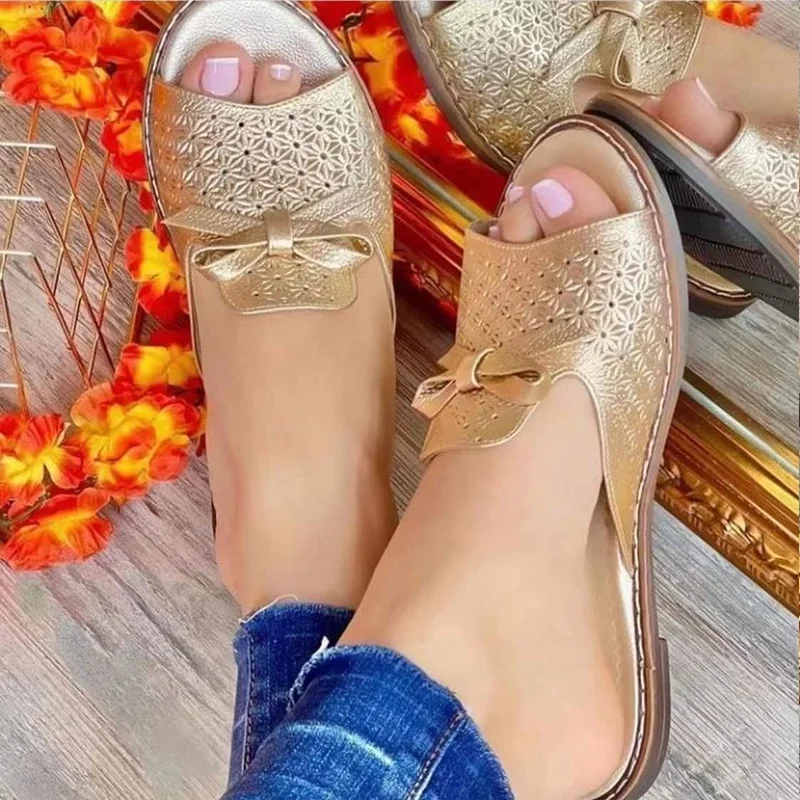 Yyvonne Women Casual Flats Shoes Summer 2022 Woman Shoes Slingback Sandals Fashion Ladies Flip Flops Daily Walking Woman Slides