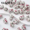 Lovely Hand Painting Dog Koala Ceramic Beads DIY Accessories