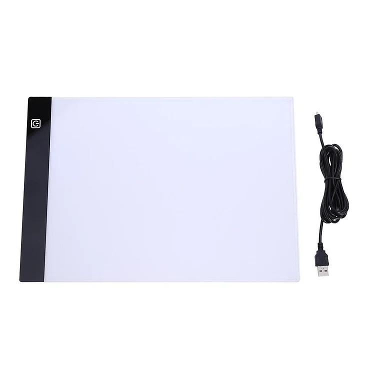 A4 K2 LED Artist Thin Type Stencil Drawing Board Light Tracing Table Pad