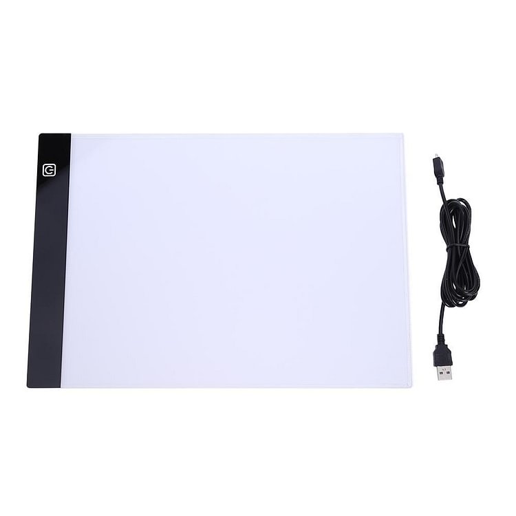 A4 K2 LED Artist Thin Type Stencil Drawing Board Light Tracing Table Pad