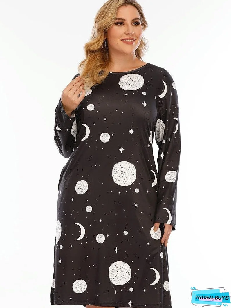 Casual Loose Pocket Plus ress