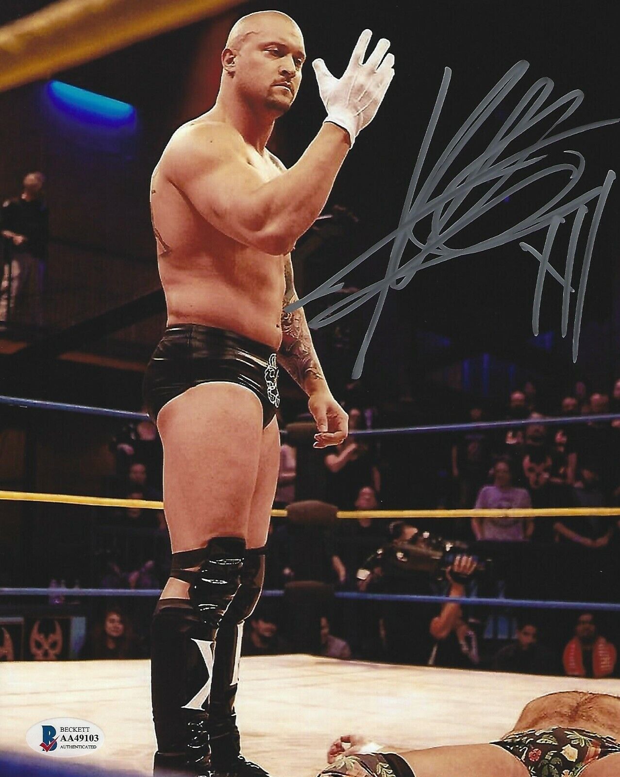 Killer Kevin Karrion Kross Signed 8x10 Photo Poster painting BAS COA WWE NXT Impact Autograph 3