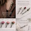 DIY Flowers Insert Brooch Branch-Shaped Bloom Pins Exquisite Gift for Women Bouquet Branch Brooch Pins Elegant Artful Jewelry Without Flower