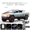 Pickup Alloy Car Cybertruck Scale Remote Control Toy Car 1:24 Cyber Simulation Camping Car Model