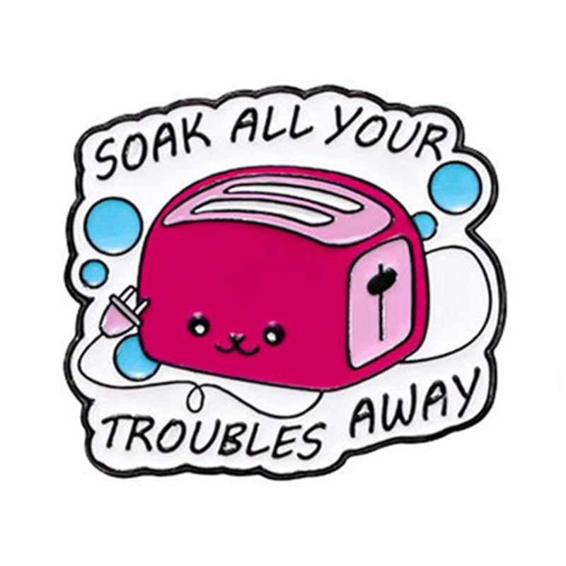 Cartoon Style Ice Cream Alloy Women’s Brooches