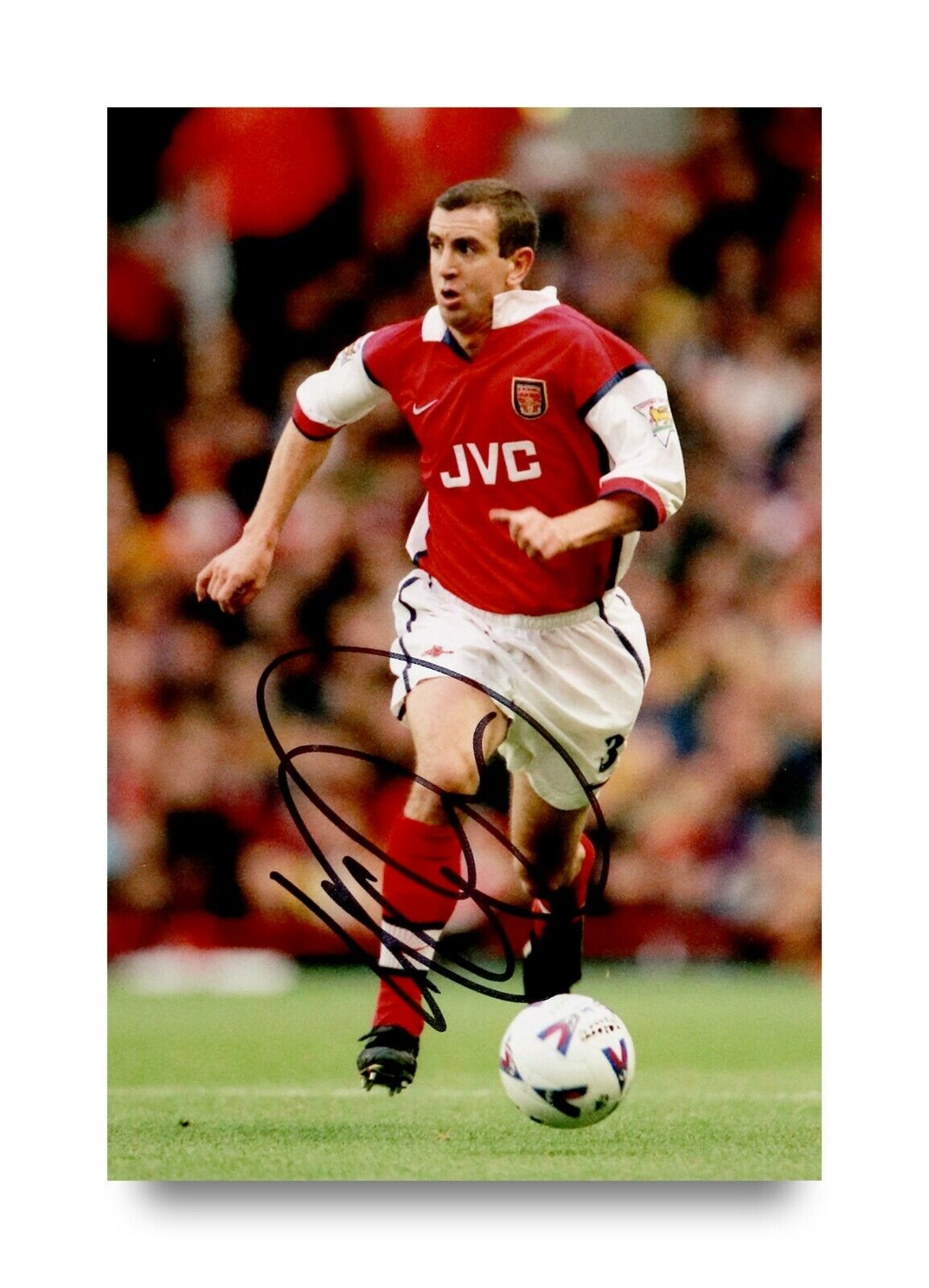 Nigel Winterburn Signed 6x4 Photo Poster painting Arsenal Gunners England Genuine Autograph +COA