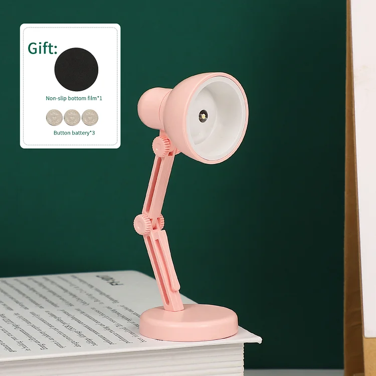 JOURNALSAY Cute Mini Removable Portable Reading Auxiliary LED Desk Lamp
