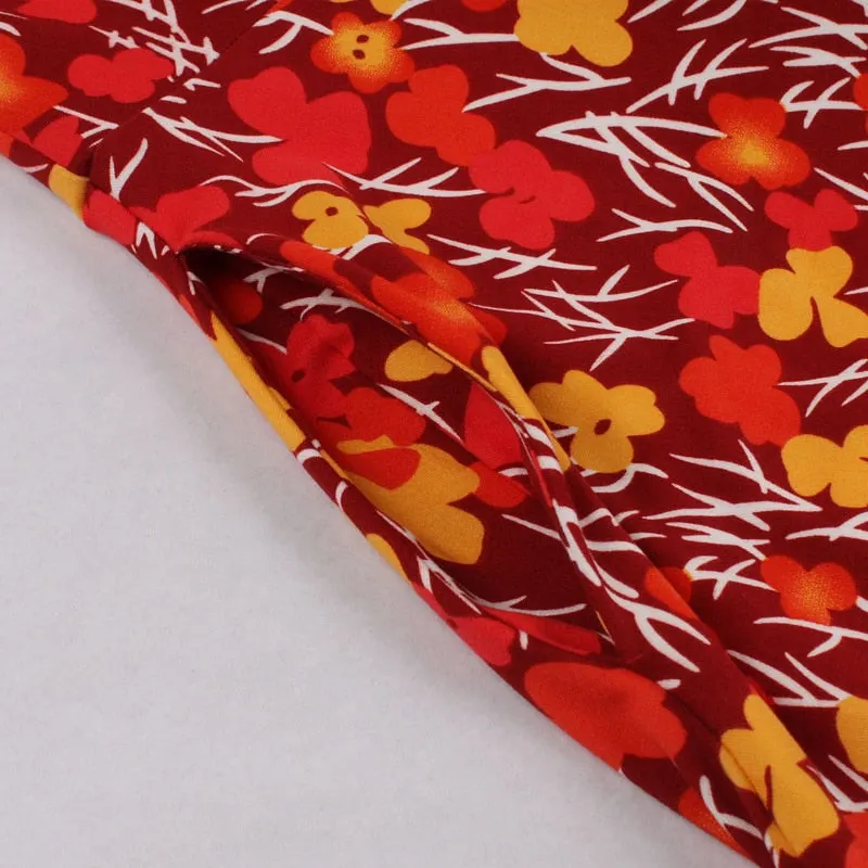 Women's New Fall Christmas Print Dress