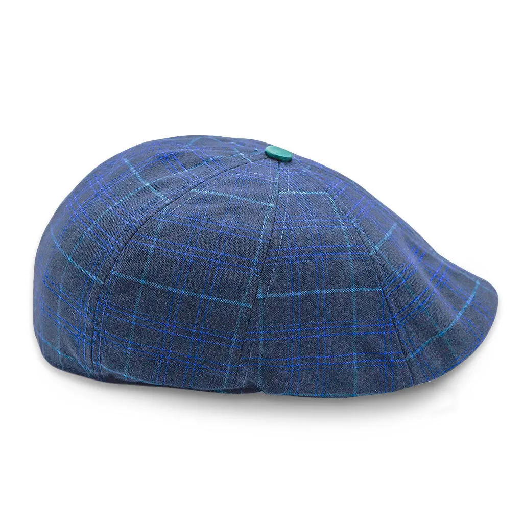 Hatsfashion-The Midnight Summer Peaky   Cap - Plaid