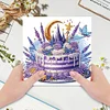 6PCS Cake DIY Diamond Art Greeting Cards Congratulations Cards & Gifts