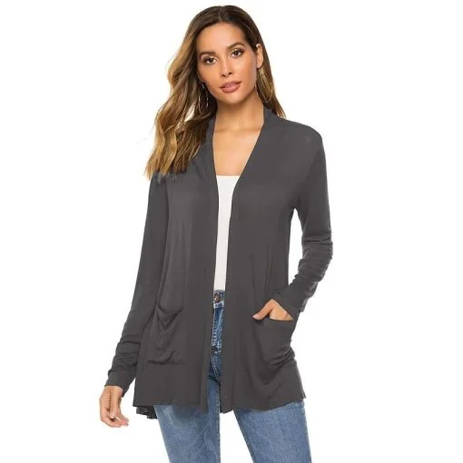 🔥 Last Day Promotion 49% OFF💕Women&rsquo;s Casual Lightweight Open Front Long Sleeve Cardigans