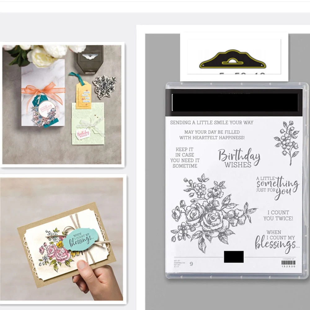 Metal Cutting Dies and Clear Stamp Set For Scrapbooking Paper Craft Handmade Card Album Punch Art Cutter 2021 New Christmas Dies