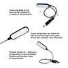 USB LED Desktop Light Portable Study Book Table Lamp Night Light Warm White