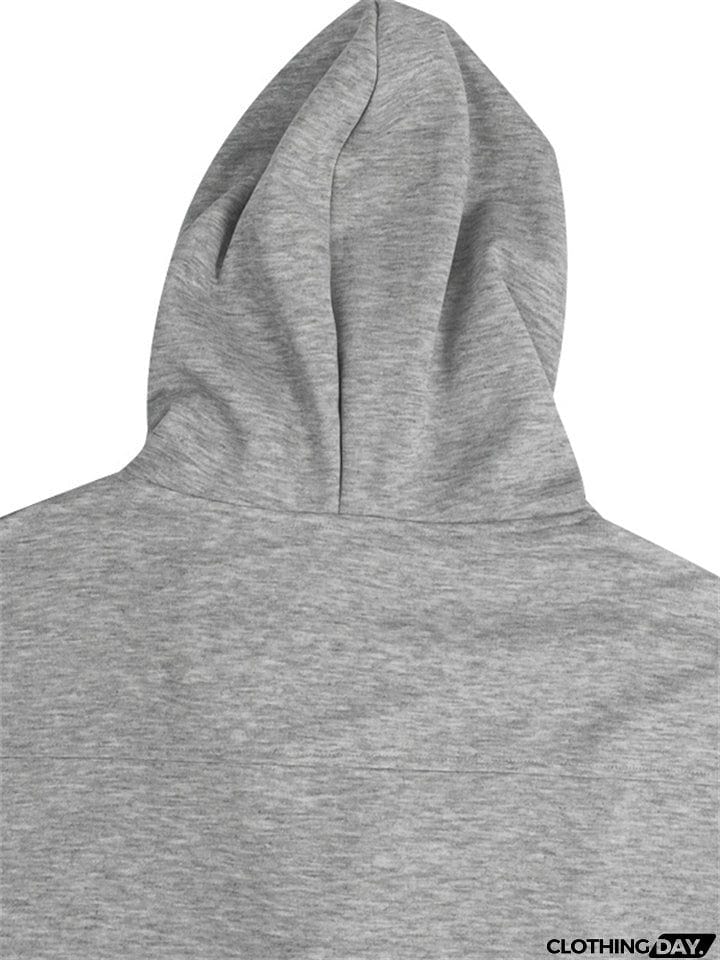 Men's Trendy Double-Breasted Hooded Casual Woolen Coat