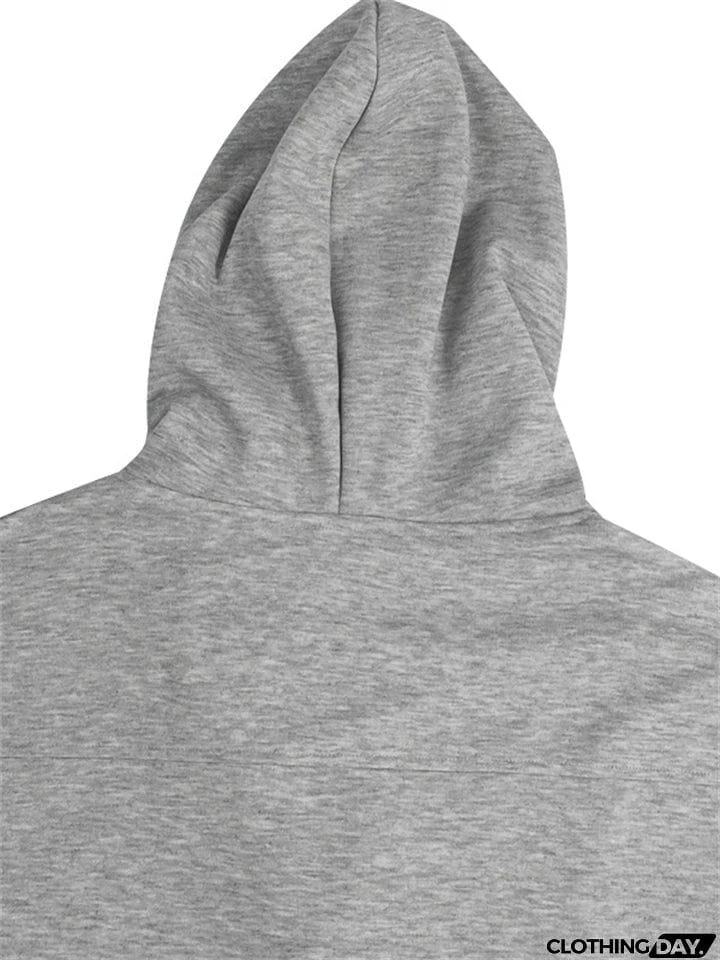 Men's Trendy Double-Breasted Hooded Casual Woolen Coat