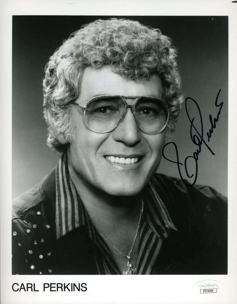 Carl Perkins Jsa Coa Hand Signed 8x10 Photo Poster painting Autograph