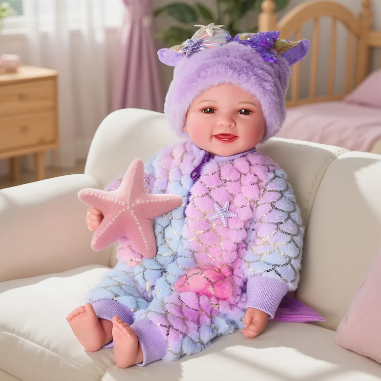 Babeside Smiling Reborn Baby Mia&nbsp;17" Newborn Healing of the Heart