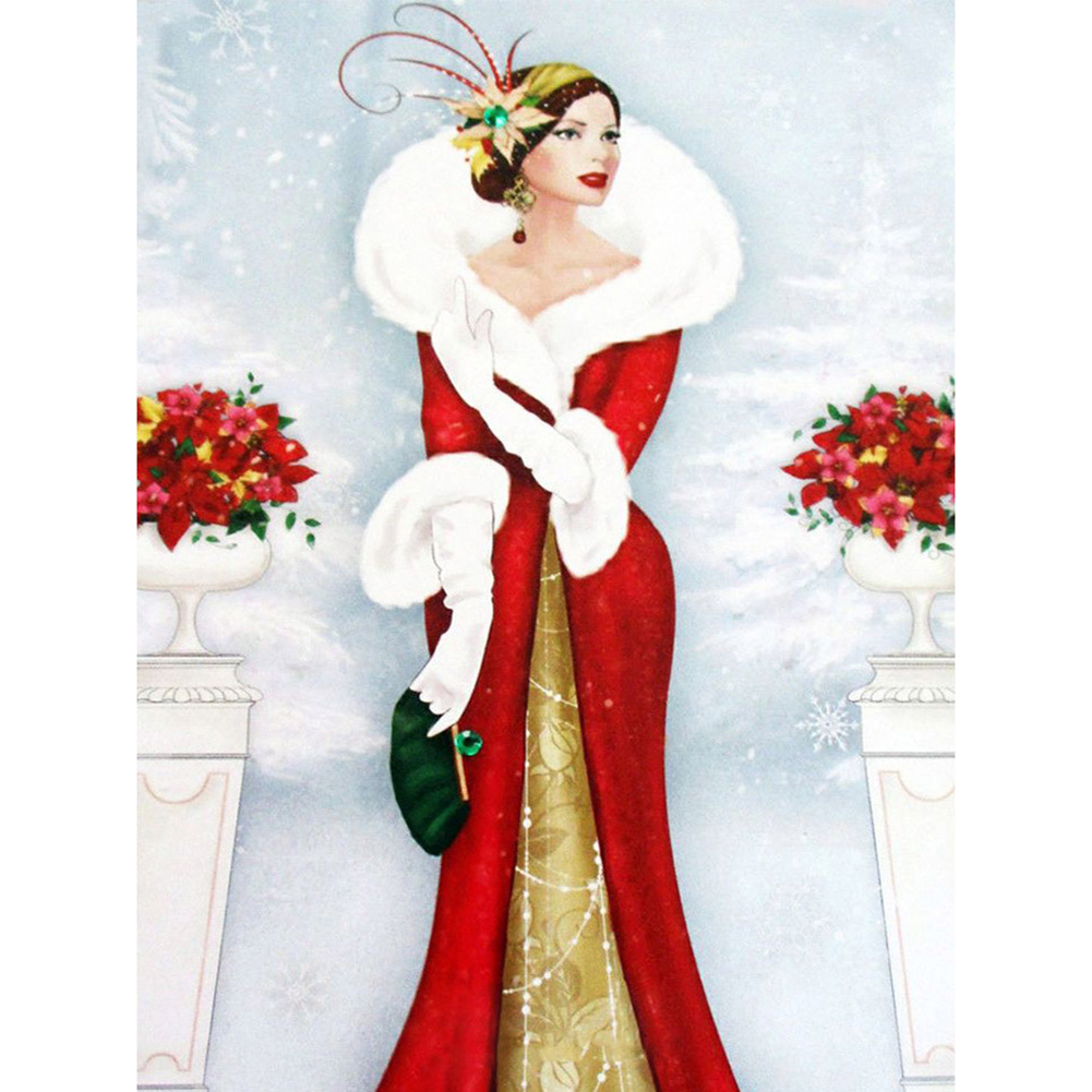 

Elegant Lady - Square Drill Diamond Painting - 30*40CM, 501 Original