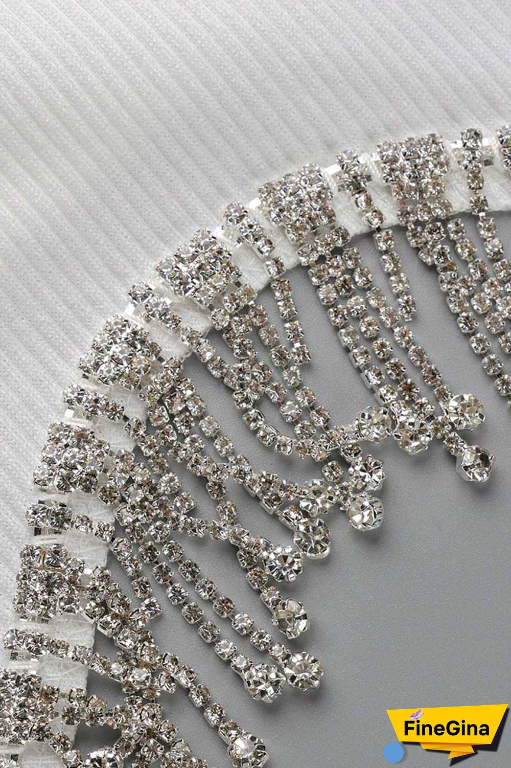 White Sexy Casual Solid Tassel Patchwork O Neck Tops