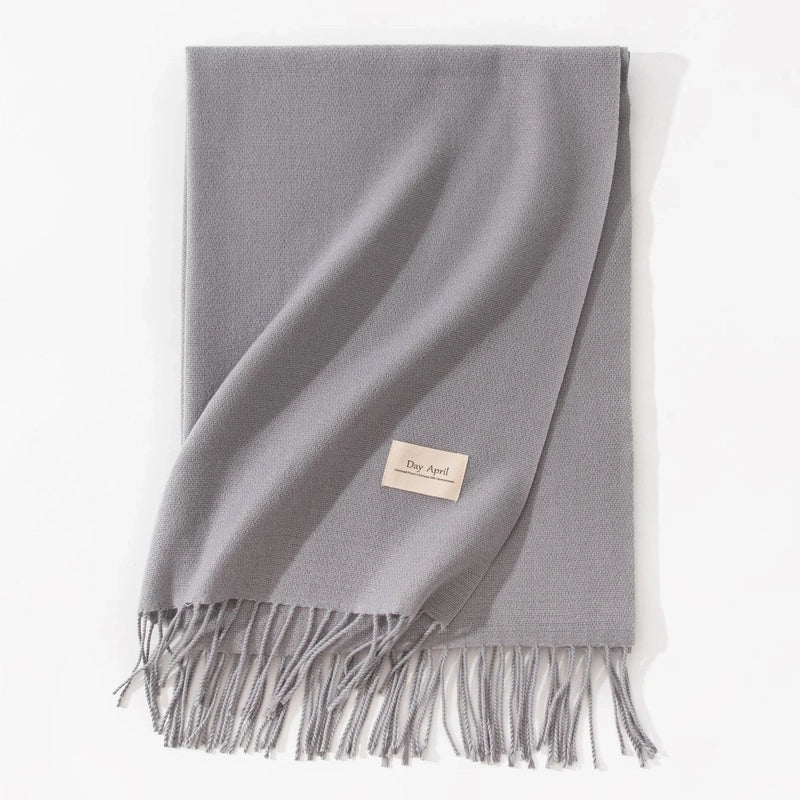 Scarf Winter Warm Windproof Shawl Women’s High-end Korean Style Women’s Cashmere Scarf