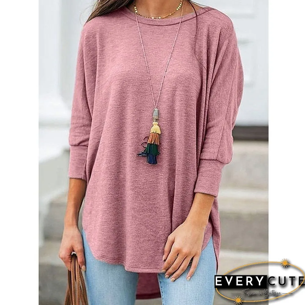 XS-8XL Plus Size Fashion Tops Autumn and Winter Clothes Womens Casual Sleeve Loose Pullver