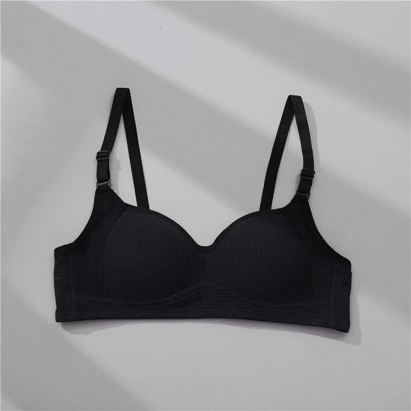 FINETOO Women Cotton Sexy Bra Underwear Wire Free Bralette Push Up Bra Brassiere Female Underwear Lingerie Fitness Intimate 2021