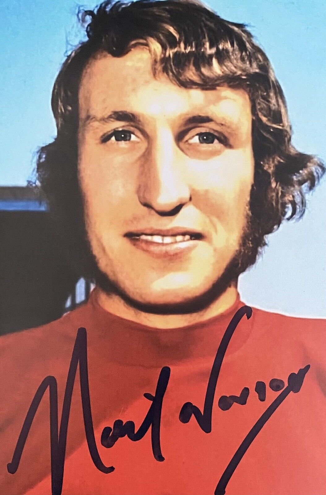 Neil Warnock Genuine Hand Signed Scunthorpe United 6X4 Photo Poster painting, See Proof