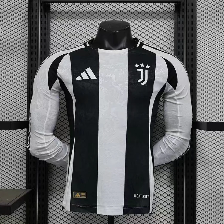 24-25 Juventus Home Long Sleeve Player Edition
