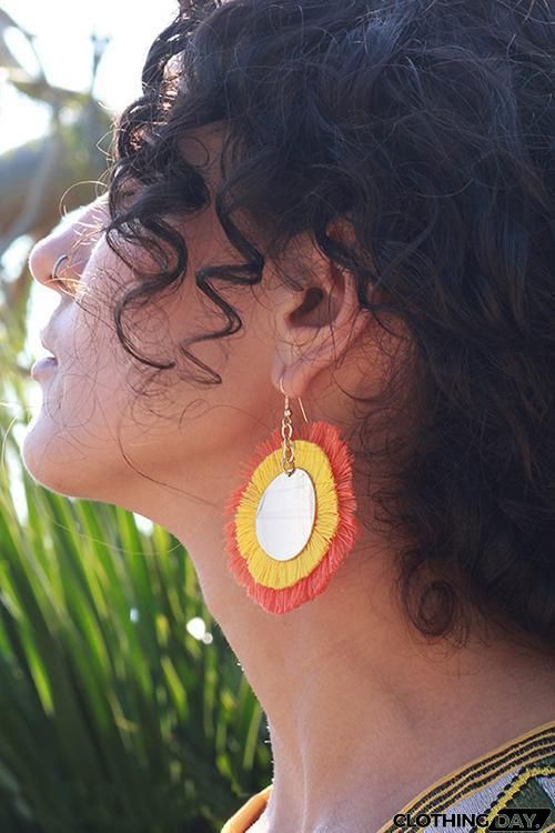 Sun Tassels Earring