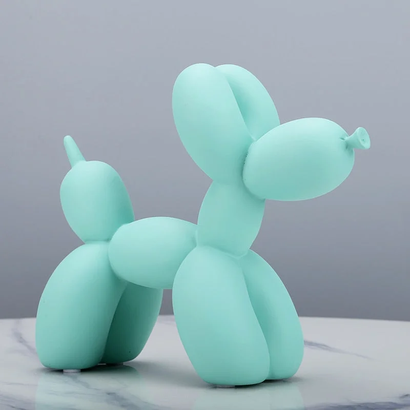 Matte Balloon Dog Statue Home Decoration Ornaments Resin Sculpture Modern Nordic Accessories for Living Room Animal Figures