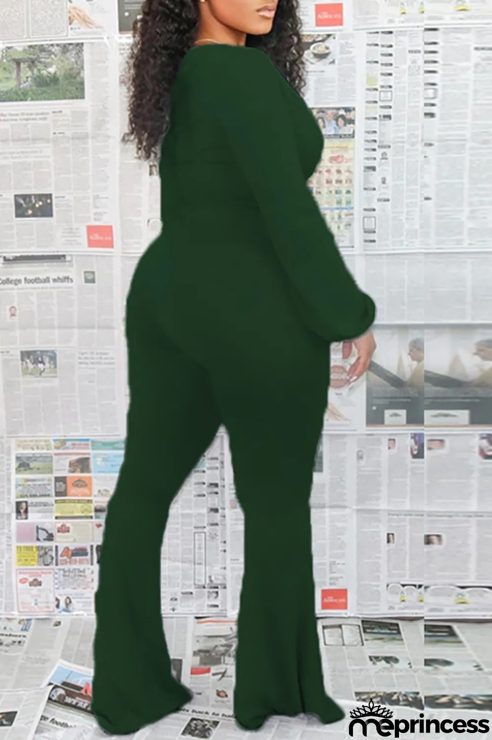 Black Casual Print Patchwork V Neck Skinny Jumpsuits