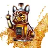 Prank Duck Glass Wine Bottle Middle Finger Whisky Dog Bottle Decanter for Bar
