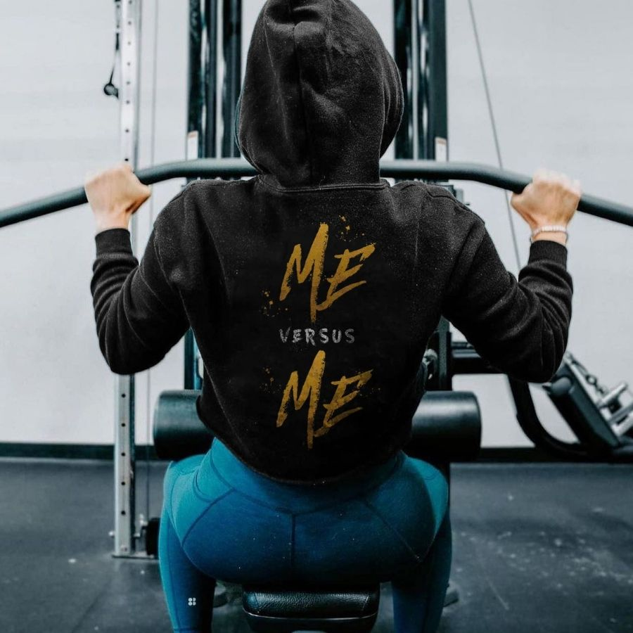 Me Versus Me Printed Women's Hoodie