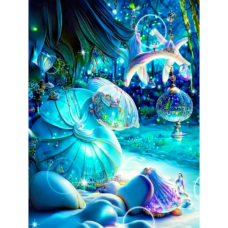 Dream Shell Paradise 30*40CM(Canvas) Full Round Drill Diamond Painting gbfke