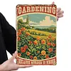 Gardening Because Murder Is Wrong - Metal Tin Signs(8*12Inch/12*16Inch)