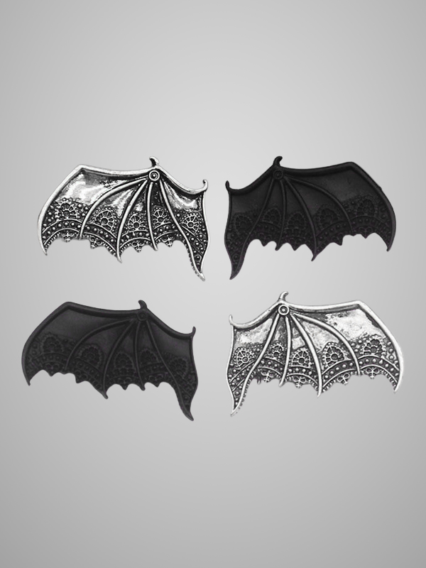 Dark Vampire Devil Wings Bat Hairpin