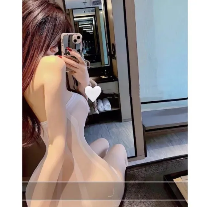 Churchf Sex Lingerie Sexy Striped Chest Passion Temptation Perspective Free To Get Rid Of Body Flirting Bag Hip Short Skirt Net Pajamas