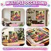 Tulip Garden Beaded Lady Special Shaped 5D DIY Partial Drill Diamond Painting Kits for Adults Beginners Home Decor Diamonds Dots Gem Art Kits Diamond Dots Paintings 11.81 X11.81inch