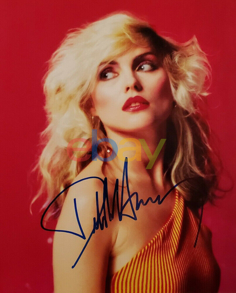 BLONDIE Autographed 8X10 Signed Photo Poster painting reprint