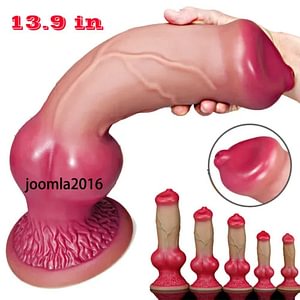 Huge XXXL Realistic Big Knot Dildo Thick Penis Large Dildos Anal ...