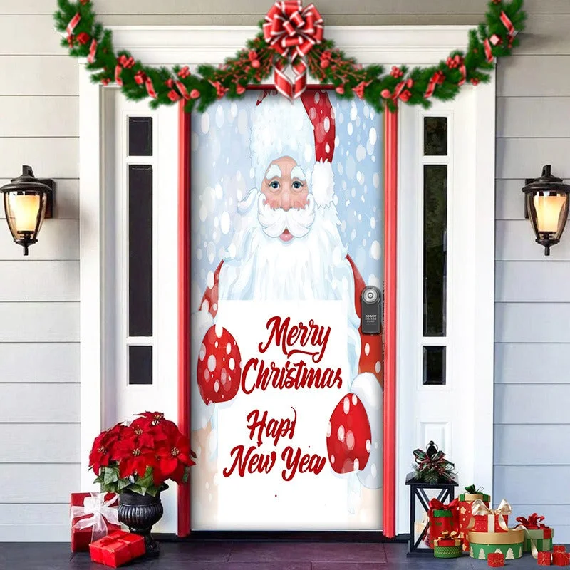 Nightmare Before Christmas Outdoor Decorations Props Christmas Elves Door Cover