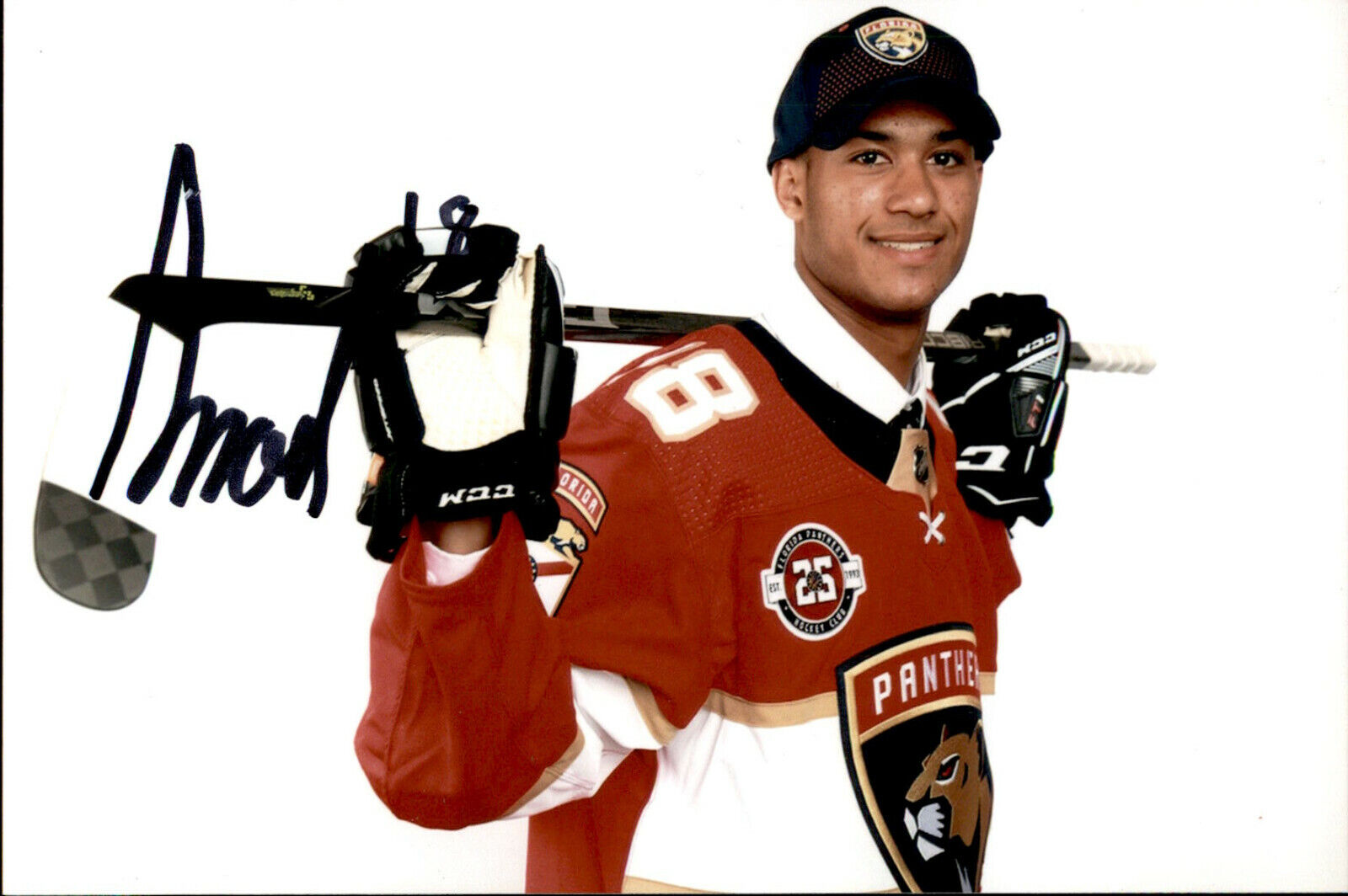 Serron Noel SIGNED 4x6 Photo Poster painting FLORIDA PANTHERS #2